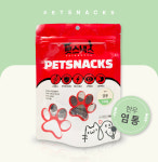 강아지 수제 간식 국내산 소염통 100g 애견 간식 : 펫스낵스