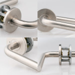 도무스손잡이 905SS 스텐 고급 방문손잡이 DOMUS 문고리 실린더 교체 대형철물점 : 황금철물