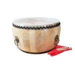 공연 난타 장구 국악기 난타공연 드럼 난타장구 풍물놀이 민요 9인치 옐로우 소가죽 + 스틱 + 랙 : 셀러케이샵