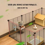 기니피그 집 2단 철제 하우스 토끼 친칠라 대형 울타리 : 카우원제로