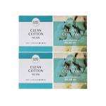 해피바스 오리지널 컬렉션 클린 코튼 비누 90g X 4개 (유통기한 26년 9월) : 트루로맨스