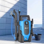 스팀 세차기 차량용 스프레이건 기본세트 업소용 1400W 고압 자동차 220V 세차 기계 : 업플렉스