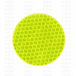 원형 옐로우 리플렉터 반사 스티커 차량스티커 야간 : SolSol마켓
