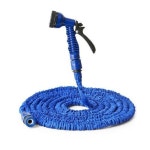 매직 호스 주름관 물 고압 분사기 베란다 청소 세차건 30m 고압 살수기 물 호수 : 또하이