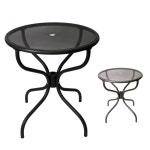[새롬디자인가구]야외테이블 카페 식당 음식점 테라스 정원 SATF002 600ØX H715(mm) 타공40Ø : 해피플랫폼