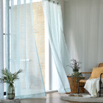 모던하우스 다이아 시어커튼 민트그린 2개세트 140x240 1개 : 슈팅배송