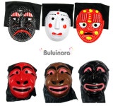 한국 전통 탈 우리나라 기념품 안동 인사동 하회 얼굴 민속 가면 탈 : 커밋앤롤백