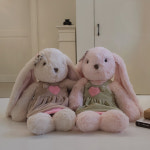 애착인형 사랑스러운 큰귀토끼 동물인형 플러피버니 36cm 봉제인형 : 돈앤돌스