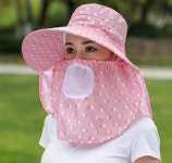 햇빛가리개 자외선 차단 농사 밭일 작업 일 농사모자 일모자 갯벌 바다 주말농장 : Miane