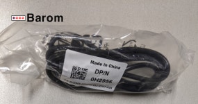[국내발송]Dell EMC 전원케이블 C13 to 220V Style, 10 AMP, 6 Feet (1.8m), Power Cord PN:0H2955,H2955 : 바롬기술