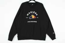 (maniere)마니에 패치 스웻셔츠 블랙(4) : 빈티지 코코