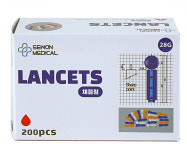 케어센스 란셋/채혈침/사혈침 100p 200p 사혈기 알콜솜 손딸때 : 태리메디칼