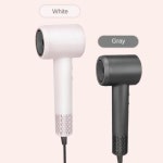 고속 음이온 헤어 드라이어, 저소음, 4 단계 온도, 2 빠른 건조 가정 여행에 적합 : 정민블루국제상사