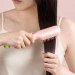 휴대용 예쁜 볼륨 빗 엉킨 머릿결 좋아지는 머리빗 클릭 헤어 브러쉬 해어 브러쉬클리너 : 제노아몰
