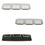 GREEN 그린 메라민 G-9759 코드 3절 찬기 3칸 나눔 접시 그릇 G9759 : 온라인키친