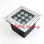 Led 지 하 빛 3 w 4 w 5 w 6 w 9 w 2 w 6 w 24 w 36 w 평방 지상 램프 dc2v 또는 85265vac ip67 매장 된 플로어 프리 램프 : BURIBURI