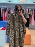 [58%세일] 가니 레오파드 코튼 포플린 smock 미니 원피스 F8843 : 런던뉴럽걸