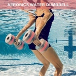 에어로빅 운동 폼 덤벨 풀 저항, 수중 피트니스 핸들 장비, 무게추 감량, 2 개 : 정민핸즈온상사