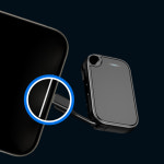 라포미 [2024 NEW] C타입 호환 초소형 45시간 연속 녹음기, 16GB, 블랙 : 헤잇.