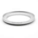 실버 메탈 스텝 업 링 필터 링 어댑터 43mm52mm 4352mm : 프리마베라2