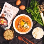 화심 즉석 바지락 순두부찌개 간단 혼밥 요리 간편 한끼 영양 두부 맛집 : 스마트연쇄점