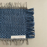 위빙 컵받침 티코스터 소품 화분받침 직조 홈카페 내추럴얀 페이퍼얀 꼬꼬띠에 [a lombre du cocotier] Hayrick_Navy Blue : 아뜰리에... 