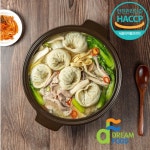 [드림푸드]안동식 신선왕만두전골 1KG 고기만두,전골,캠핑,간편조리 집들이 밀키트 2인분 15분요리,따뜻한음식, : 신선한 밀키트 제작소
