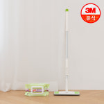 3M 스카치브라이트 올터치 막대걸레 표준형 + 베이직 정전기 청소포 50매 / 바닥 청소용 물걸레 정전기 청소포 사용 밀대 : 3M 온라인공식스토어