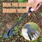 잡초 제거 인공물 뿌리 뽑기 도구 원예 4 클로 망간강 잡초 풀러 정원 핸드 잡초 제거기 : 홈103