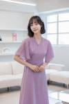 서리나래 생활한복 제주 라벤더 한복원피스 : 서리나래