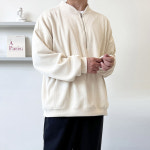 빅사이즈반집업 남자 큰옷 골지 맨투맨 티셔츠 : 대장상회