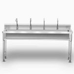 야외 긴 개수대 업소용 학교 스테인레스 공원 캠핑장 농막 : 퍼스트해외직구