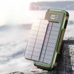 태양전지 태양광패널 충전기 보조베터리 태양광충전 스탠다드 밀리터리 그린 30000mAh : 마켓트랙