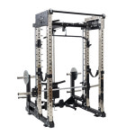 가정용 파워랙 스미스머신 홈짐세트 싱글 듀얼 풀리 랫풀다운 피티샵 선택형 기구 케이블머신 : 비아 헬스