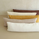 올포홈 100수 누빔 고밀도 범퍼쿠션 가드 롱 바디필로우 낙상방지 백고미 아이보리 커버만 : 올포홈