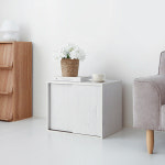 미란스 2문 수납장 5645 560x400x450mm, 2단, 캄포어베니어 0585.8378 : 마켓비 공식스토어