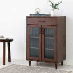 레탄토 서랍문 수납장 CHM9060 600x400x900mm, 2단, 브라운월넛베니어 1470.8630 : 마켓비 공식스토어