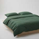 아미다운 비아워비에자 포레스트그린 100수 바이오워싱 이불커버 퀸사이즈 200X230 : 12B