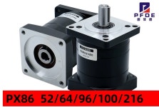 PX86 34 100 52 144/216 스텝퍼 감속기 모터용 64 M 세트 60N SERVO 비율 유성 32 최대 96 NEMA : 스카이로지스