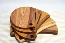 어린나무 라이브엣지 느티 반달도마 : 어린나무공방