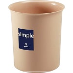 창신리빙 베이지 심플 5L 오픈휴지통 YSW9CCEAFL : ww-mall