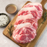 미트타임 덜미살 왕꽃살 500g x2 (뒷고기 돼지 특수부위 꼬들살 김해 꼬들목살) : 미트타임