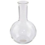 둥근 평저 플라스크 봉규산유리 재질 용량 500ml 4060-500 : 비전랩사이언스