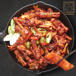 100% 국내산 맥반석 숯 직화 튤립 닭발 먹방 (떡사리 포함) 야식 통뼈 무뼈 캠핑 음식 : 선미식가