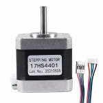 NEMA 59 2 5A 스텝 8 스텝퍼 5OZ 1M 도 케이블 모터 와이어 17HS4401 1 듀폰 42BYGH 상 IN 42NCM 4 롱 17 : 스카이로지스