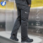 유니보스 UBS 1602 겨울 작업복 근무복 현장 목공 노가다 패딩 바지 : 엄지작업복