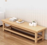 탈의실 나무 긴의자 벤치 수영장 체어 목욕탕 사우나 대기 우드 라커룸 휴식 야외 의자 : 대양직구