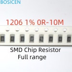 51K 1 30R 1/4W SMD 4 5 1206 저항 220K 6 12R 750K 0 1R 100K 100 1K 1M 10 9 2M 10K 100R 75K 10M 10개 10R : 파워로지스