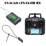 Flysky FS-i6 FS I6 2.4G 6CH AFHDS RC 송신기, iA6B, iA6, iA10B, 리시버 라디오 리모컨, RC FPV 드론용 : WITH직구