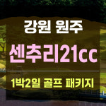 원주 센추리21cc 45홀 대규모 코스 1박2일골프 패키지 : GIANTGOLF